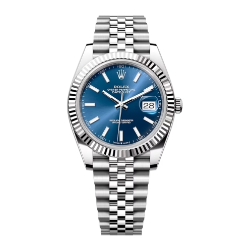 Đồng Hồ Rolex Datejust 41 126334-0002 Blue Dial Mặt Số Xanh Cũ Đã Qua Sử Dụng Like New 99%