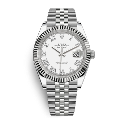 Đồng Hồ Rolex Datejust 41 Mặt Số Trắng 126334-0024