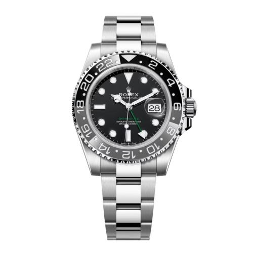 Rolex GMT Master II 40 126710GRNR Mặt Số Đen