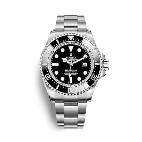 Đồng Hồ Rolex Sea Dweller 44 126660-0001 Mặt Số Đen Dây Oyster