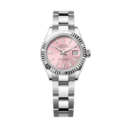 Đồng Hồ Rolex Lady-Datejust 28 279174-0002 Mặt Số Hồng Dây Đeo Oyster Thép