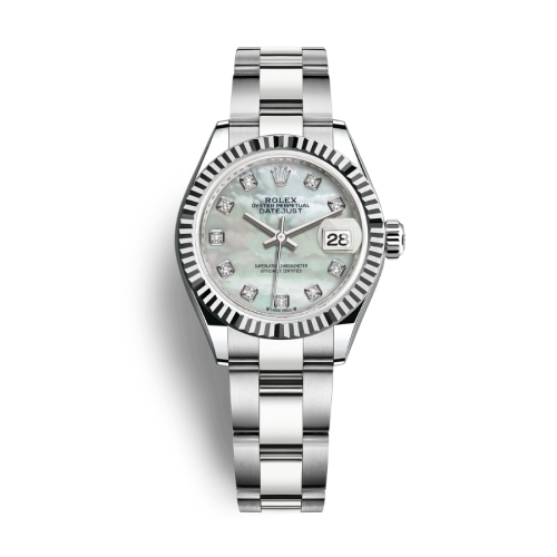 Đồng Hồ Rolex Lady-Datejust 28 279174-0010 Mặt Số Xà Cừ Dây Đeo Oyster Thép