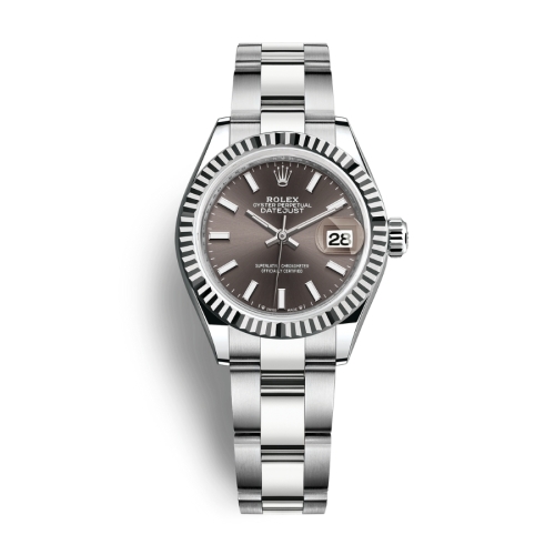 Đồng Hồ Rolex Lady-Datejust 28 279174-0012 Mặt Số Nâu Dây Đeo Oyster Thép