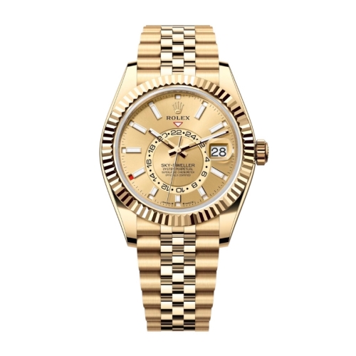 Đồng Hồ Rolex Sky Dweller 42 336938 Mặt Số Vàng