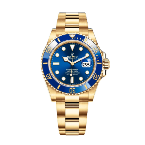 Đồng Hồ Rolex Submariner Date 41 126618lb-0002 Mặt Số Xanh Hoàng Da Dây Oyster