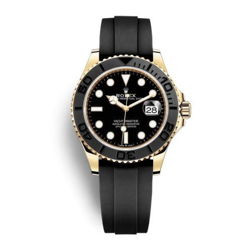 Đồng Hồ Rolex Yacht-Master 42 226658-0001 Mặt Số Đen Dây Đeo Oysterflex