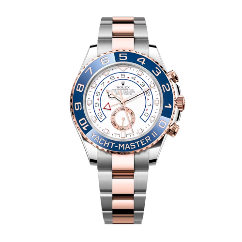 Đồng Hồ Rolex Yacht-Master  II 116681-0002 Mặt Số Trắng Dây Đeo Oyster 44mm