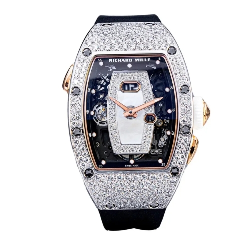 Richard Mille RM 037 White Gold Snow-Setting MOP RM037