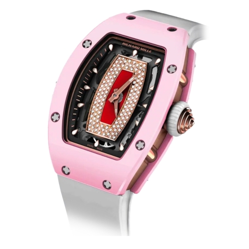 Richard Mille RM 07-01 Pink Ceramic Red-Lip