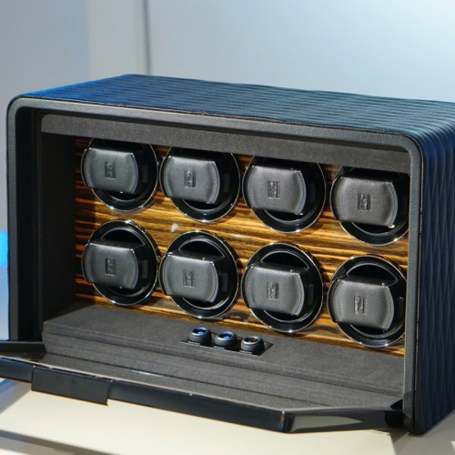 Tủ xoay Paul Design Classic bọc da 8 đồng hồ