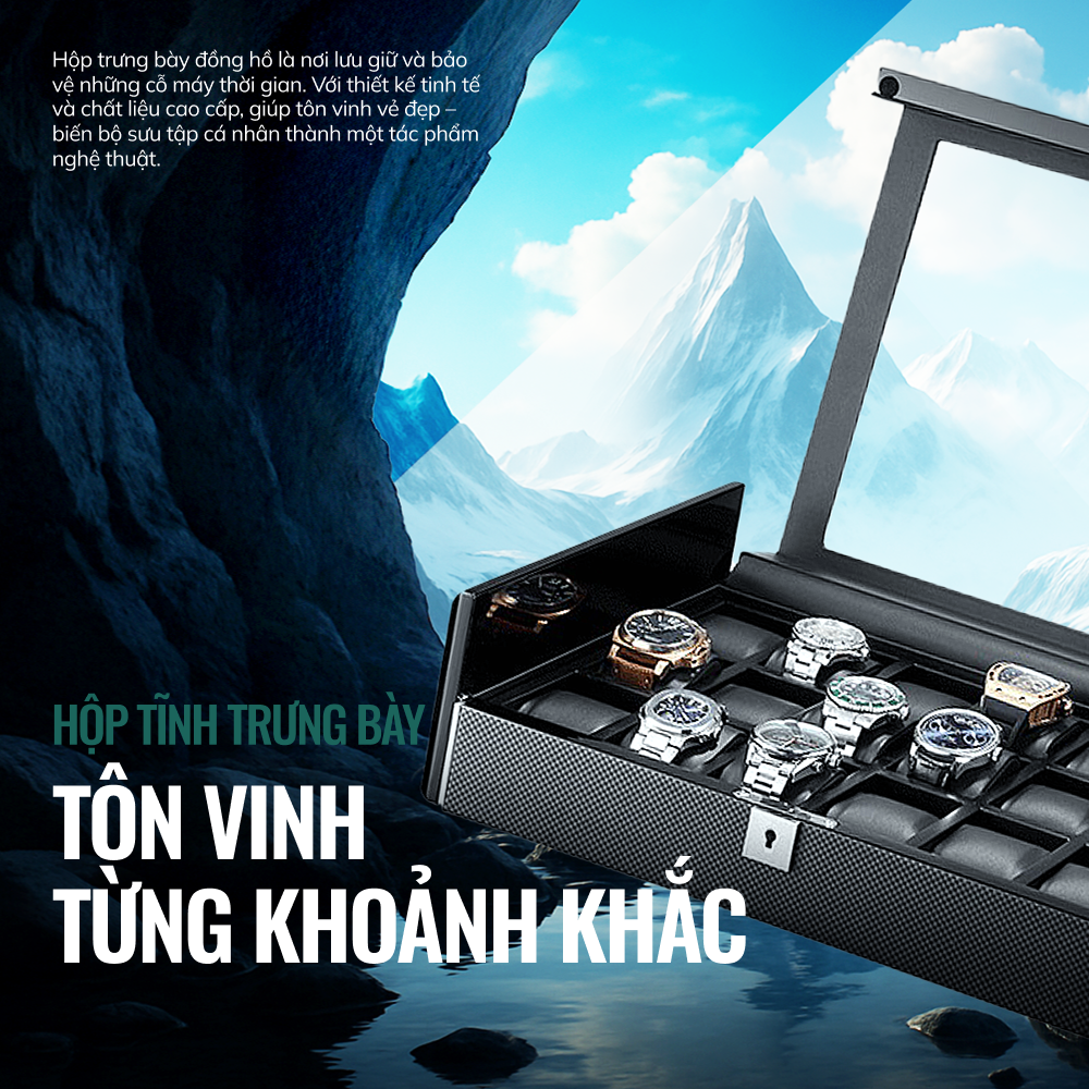 Hộp Tĩnh trưng bày